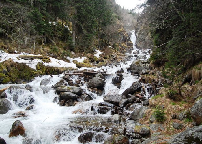 Водопад на реке Белая в Архызе